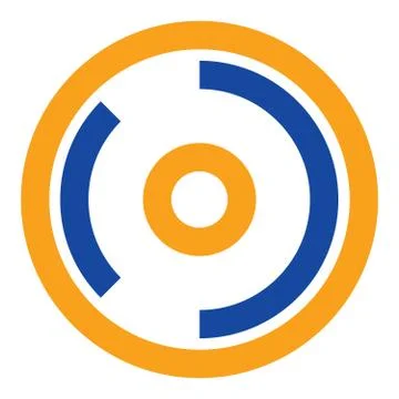 Cd Disc Line Icon Stock Illustration