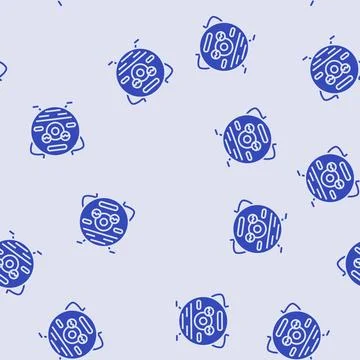 Cd disc retro music character glyph seamless pattern Stock Illustration