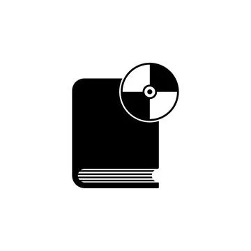 CD DVD Box Flat Vector Icon Illustrazione stock