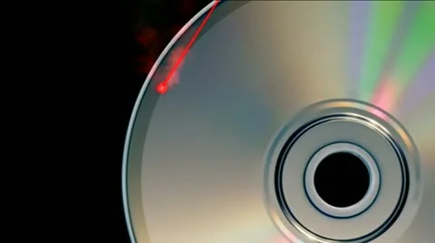 CD DVD burning Video stock 21888431