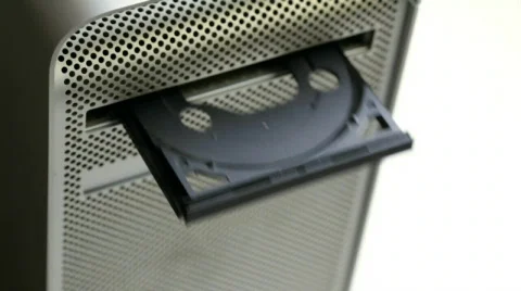 CD - DVD in computer Video stock 589299