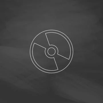 CD DVD computer symbol Illustrazione stock