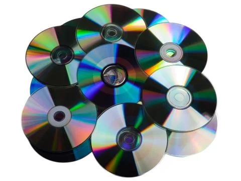 Cd dvd disk heap Stock Photos