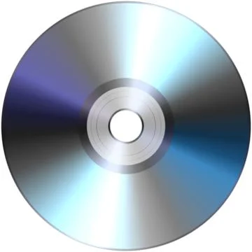 CD dvd disk isolated on White background イラスト素材