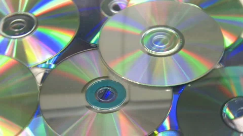 CD DVD rotate Stock Footage 378330