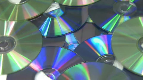 CD DVD rotating  Vidéo 307234