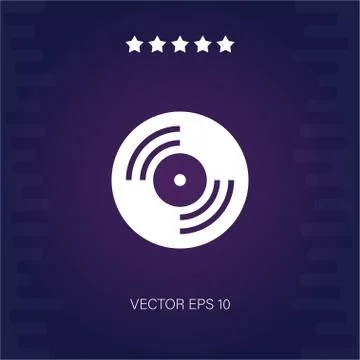 Cd dvd vector icon Stock Illustration