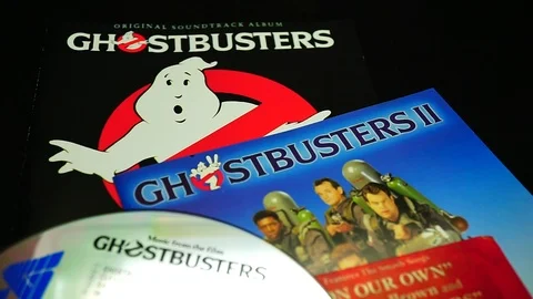 Cd of the first two films GHOSTBUSTERS. It grossed $ 295 million worldwide Stock Footage 107221384