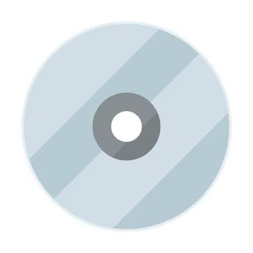 Cd flat clipart vector illustration Stock Illustration