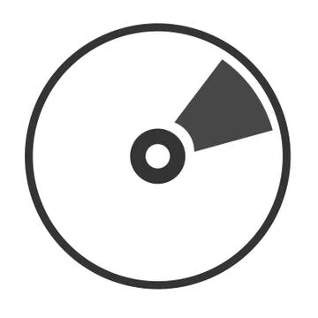 CD icon illustration Stock Illustration