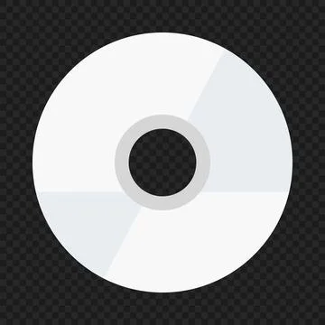 CD icon isolated on transparent background. Vector. Stock Illustration