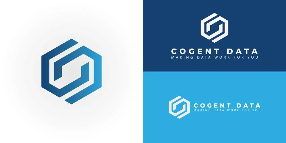 CD initial logo for Data Analytics. A modern and precise emblem Stock Illustration