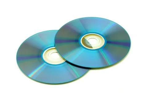 CD isolated on a white backgrounds Stock Photos