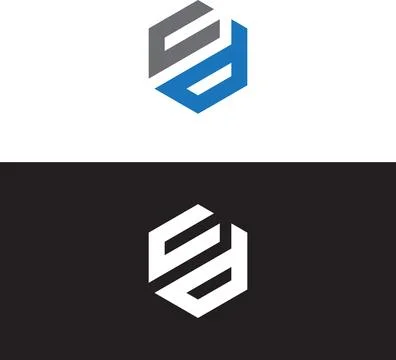 CD Letter monogram Initial Logo Design Template Vector Illustration. CD ele.. Stock Illustration