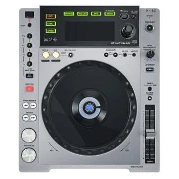 CD multiplayer 3d render Stock-Illustration