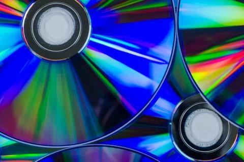 CD or compact disk Stock Photos