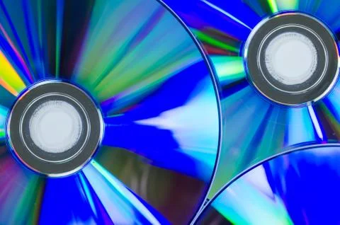 CD or compact disk Stock Photos