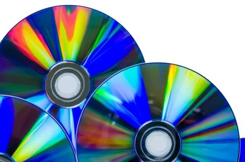 CD or compact disk Stock Photos
