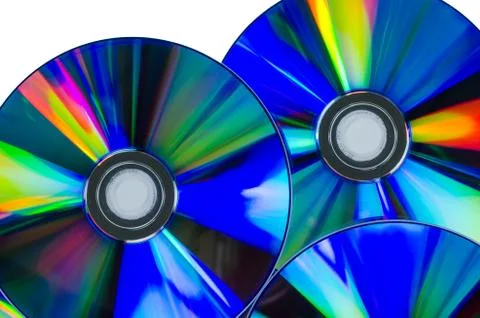 CD or compact disk Stock Photos