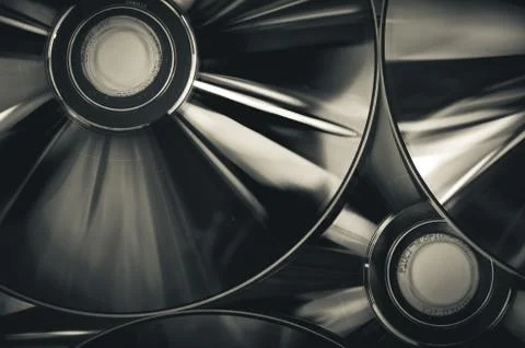 CD or compact disk Stock Photos