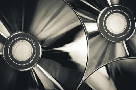 CD or compact disk Stock Photos