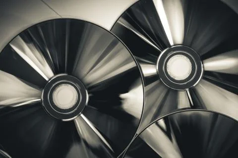 CD or compact disk Stock Photos