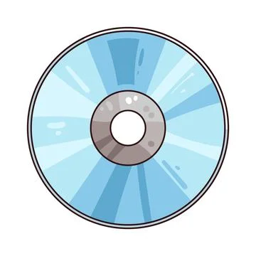 CD or DVD illustration Stock Illustration
