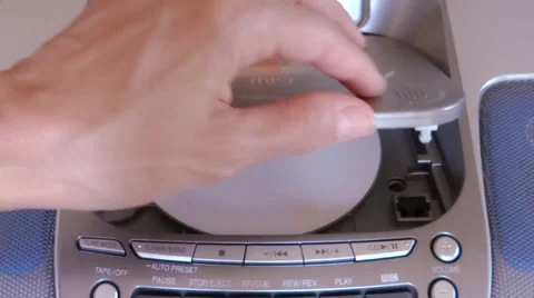 Cd player 库存影片 33570165