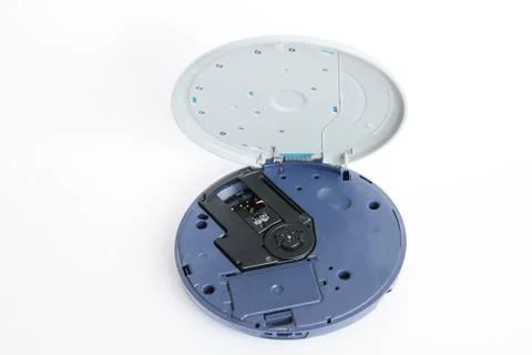 CD player isolated on white Stock Photos
