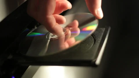 CD player opening and closing Stock Footage 24779702