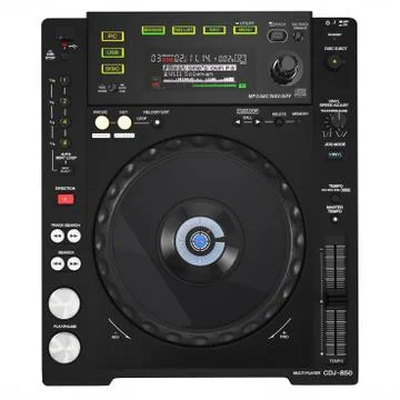 CD player top view Illustrazione stock