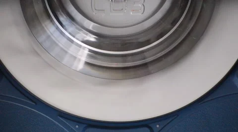 CD Playing On A Player Vídeo Stock 47957794