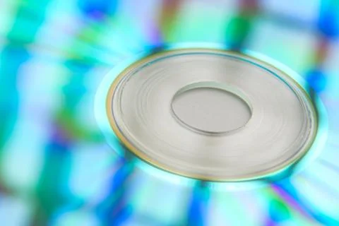 CD Rainbow Closeup Stock Photos