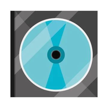 Cd rom computer Stock Illustration