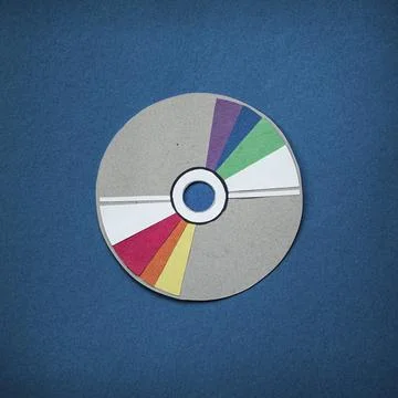 CD Rom Data Music Compact Disc, cut out Stock Photos