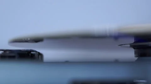 CD ROM disc reading laser head. Video stock 48441834