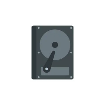 CD rom icon, flat style 스톡 일러스트