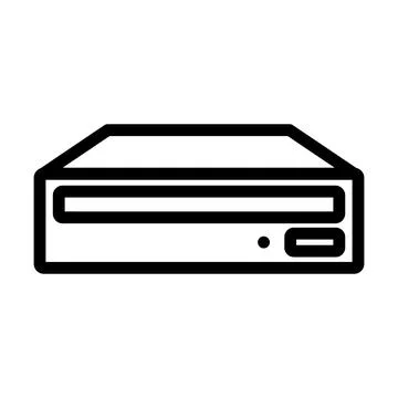 CD-ROM Icon Stock Illustration
