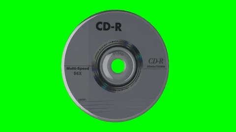 Cd-rom rotating loop Video stock 89665246