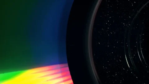 CD shimmers in the light. concept Stock Footage 103428950