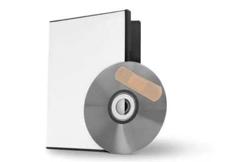 CD with software patch Stock Photos