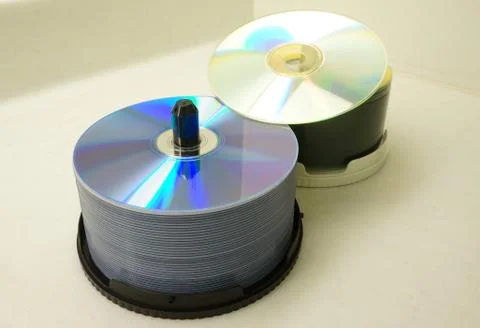 Cd stack 写真素材