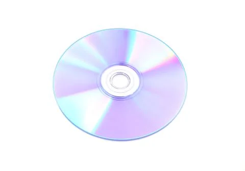 Cd on white background Foto stock