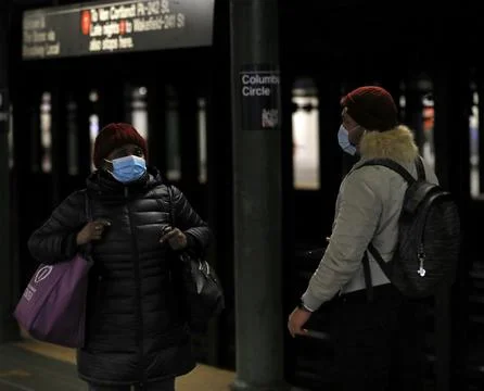 CDC Mandates Face Masks Public Transportation, New York, USA - 02 Feb 2021 Stock Photos