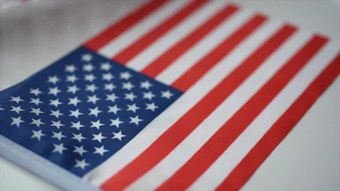 CDC Testing and USA Flag Corona virus Stock Footage 127370880