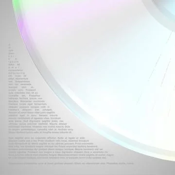 CD/DVD on white background, vector illustration Stock-Illustration
