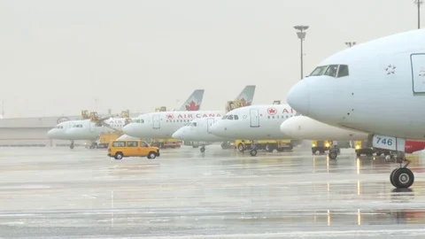 CDF 15 Aircraft Noses Stock Footage 77109556