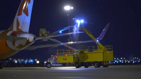 CDF 15 Rouge 767 Early Morning Dusting Right Wing Stock-Footage 76913969