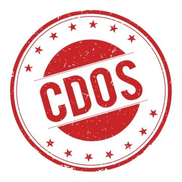 CDOS stamp sign Illustrazione stock