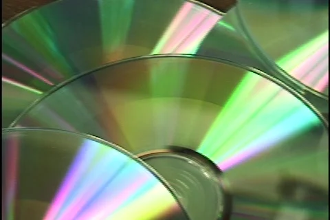 CDs and DVDs Stock Footage 296991